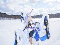 [Cosplay] 音琴ひつじ - 雪鬼草子