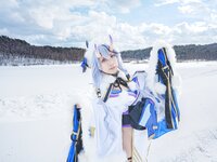[Cosplay] 音琴ひつじ - 雪鬼草子