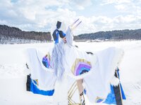 [Cosplay] 音琴ひつじ - 雪鬼草子