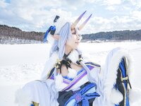 [Cosplay] 音琴ひつじ - 雪鬼草子
