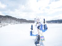 [Cosplay] 音琴ひつじ - 雪鬼草子