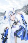 [Cosplay] 音琴ひつじ - 雪鬼草子