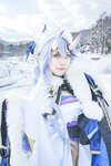 [Cosplay] 音琴ひつじ - 雪鬼草子