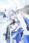 [Cosplay] 音琴ひつじ - 雪鬼草子