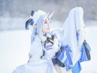 [Cosplay] 音琴ひつじ - 雪鬼草子