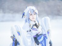 [Cosplay] 音琴ひつじ - 雪鬼草子