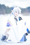 [Cosplay] 音琴ひつじ - 雪鬼草子