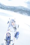 [Cosplay] 音琴ひつじ - 雪鬼草子
