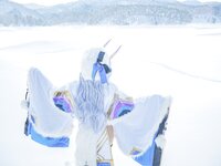 [Cosplay] 音琴ひつじ - 雪鬼草子