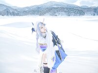 [Cosplay] 音琴ひつじ - 雪鬼草子