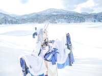 [Cosplay] 音琴ひつじ - 雪鬼草子