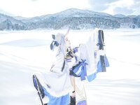 [Cosplay] 音琴ひつじ - 雪鬼草子