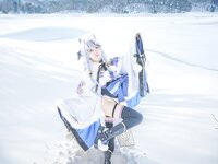[Cosplay] 音琴ひつじ - 雪鬼草子