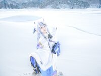 [Cosplay] 音琴ひつじ - 雪鬼草子
