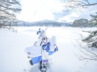 [Cosplay] 音琴ひつじ - 雪鬼草子