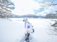 [Cosplay] 音琴ひつじ - 雪鬼草子