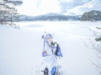 [Cosplay] 音琴ひつじ - 雪鬼草子