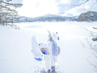 [Cosplay] 音琴ひつじ - 雪鬼草子