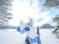 [Cosplay] 音琴ひつじ - 雪鬼草子
