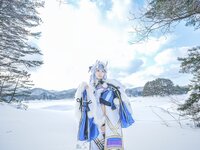 [Cosplay] 音琴ひつじ - 雪鬼草子