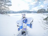 [Cosplay] 音琴ひつじ - 雪鬼草子