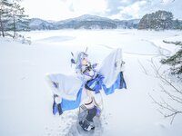 [Cosplay] 音琴ひつじ - 雪鬼草子