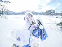 [Cosplay] 音琴ひつじ - 雪鬼草子