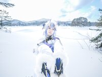 [Cosplay] 音琴ひつじ - 雪鬼草子