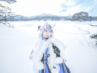 [Cosplay] 音琴ひつじ - 雪鬼草子
