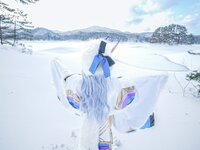 [Cosplay] 音琴ひつじ - 雪鬼草子