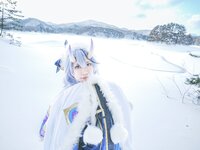 [Cosplay] 音琴ひつじ - 雪鬼草子