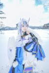 [Cosplay] 音琴ひつじ - 雪鬼草子