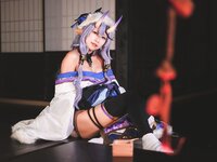 [Cosplay] 音琴ひつじ - 雪鬼草子