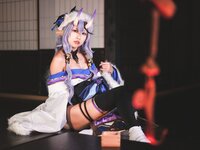 [Cosplay] 音琴ひつじ - 雪鬼草子