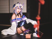 [Cosplay] 音琴ひつじ - 雪鬼草子