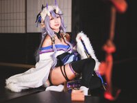 [Cosplay] 音琴ひつじ - 雪鬼草子
