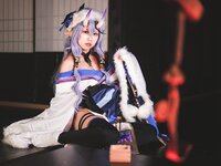 [Cosplay] 音琴ひつじ - 雪鬼草子