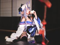 [Cosplay] 音琴ひつじ - 雪鬼草子