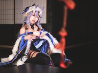 [Cosplay] 音琴ひつじ - 雪鬼草子