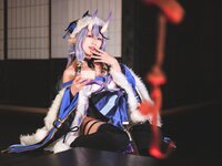 [Cosplay] 音琴ひつじ - 雪鬼草子