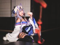 [Cosplay] 音琴ひつじ - 雪鬼草子