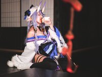 [Cosplay] 音琴ひつじ - 雪鬼草子