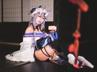 [Cosplay] 音琴ひつじ - 雪鬼草子