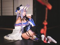 [Cosplay] 音琴ひつじ - 雪鬼草子