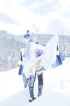 [Cosplay] 音琴ひつじ - 雪鬼草子
