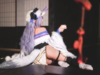 [Cosplay] 音琴ひつじ - 雪鬼草子