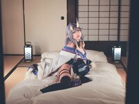 [Cosplay] 音琴ひつじ - 雪鬼草子