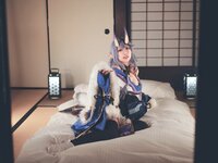 [Cosplay] 音琴ひつじ - 雪鬼草子