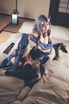 [Cosplay] 音琴ひつじ - 雪鬼草子