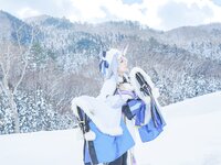 [Cosplay] 音琴ひつじ - 雪鬼草子